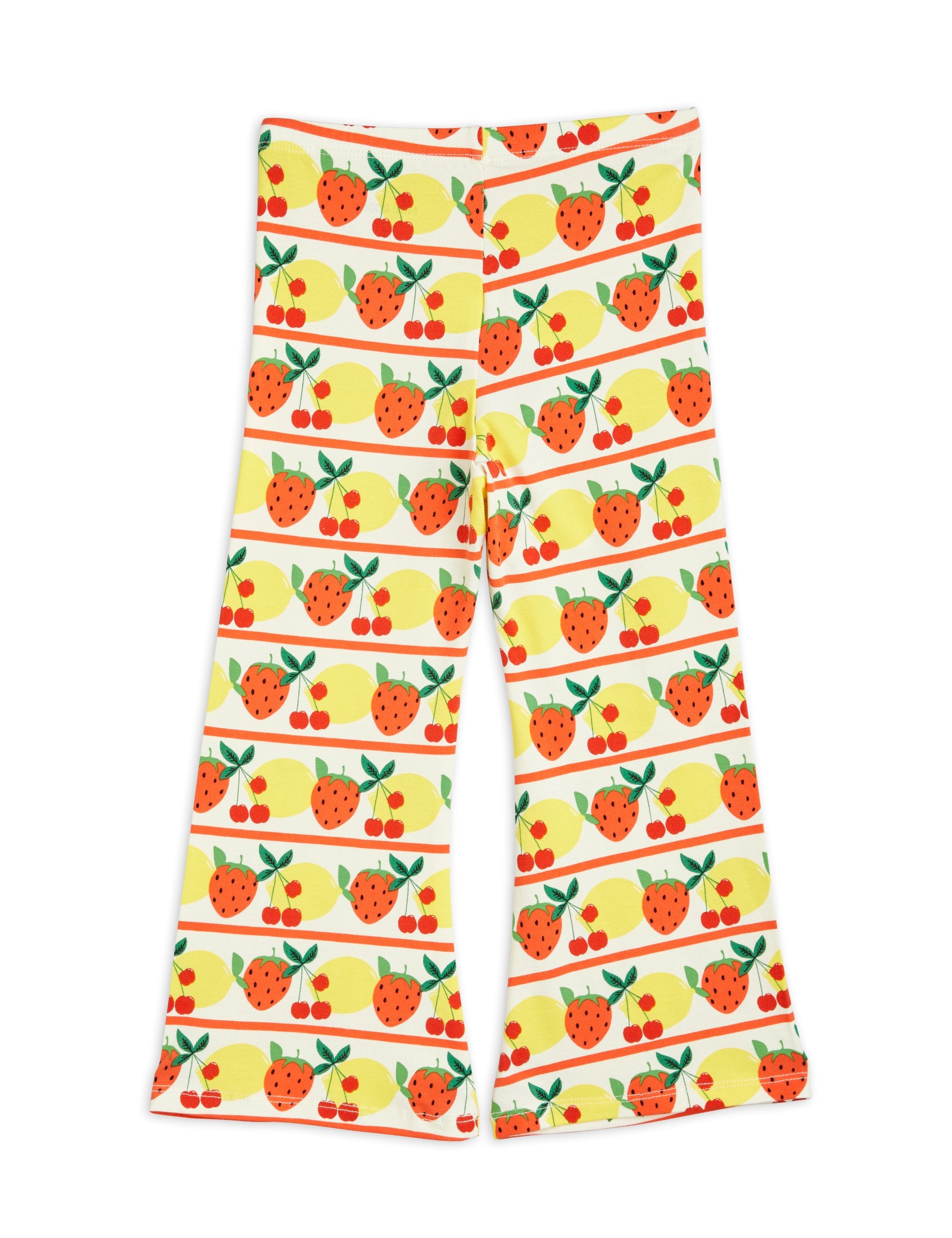 Mini Rodini Fruits Aop Flared Trousers - Multi