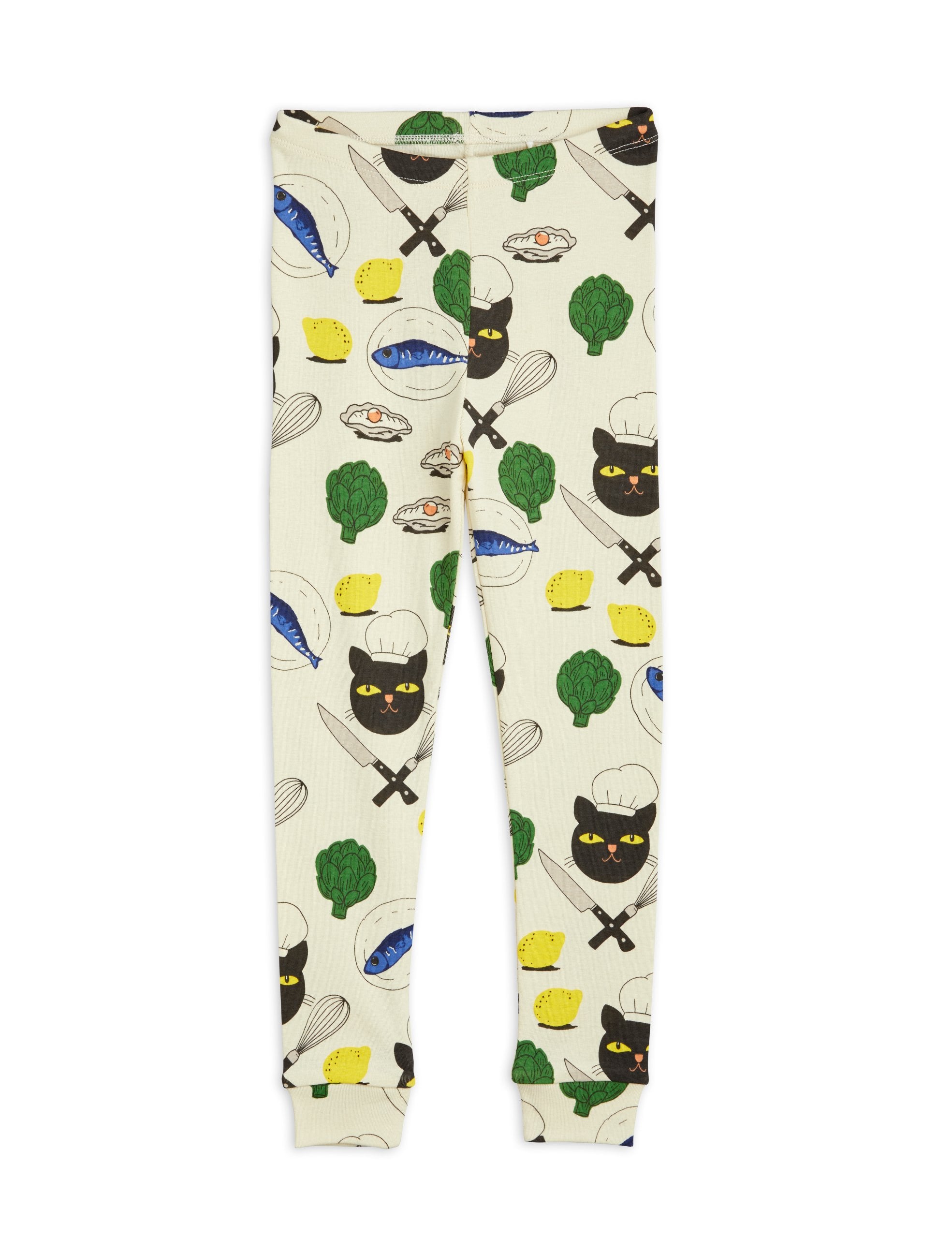 Mini Rodini Chef Cat Leggings - Multi