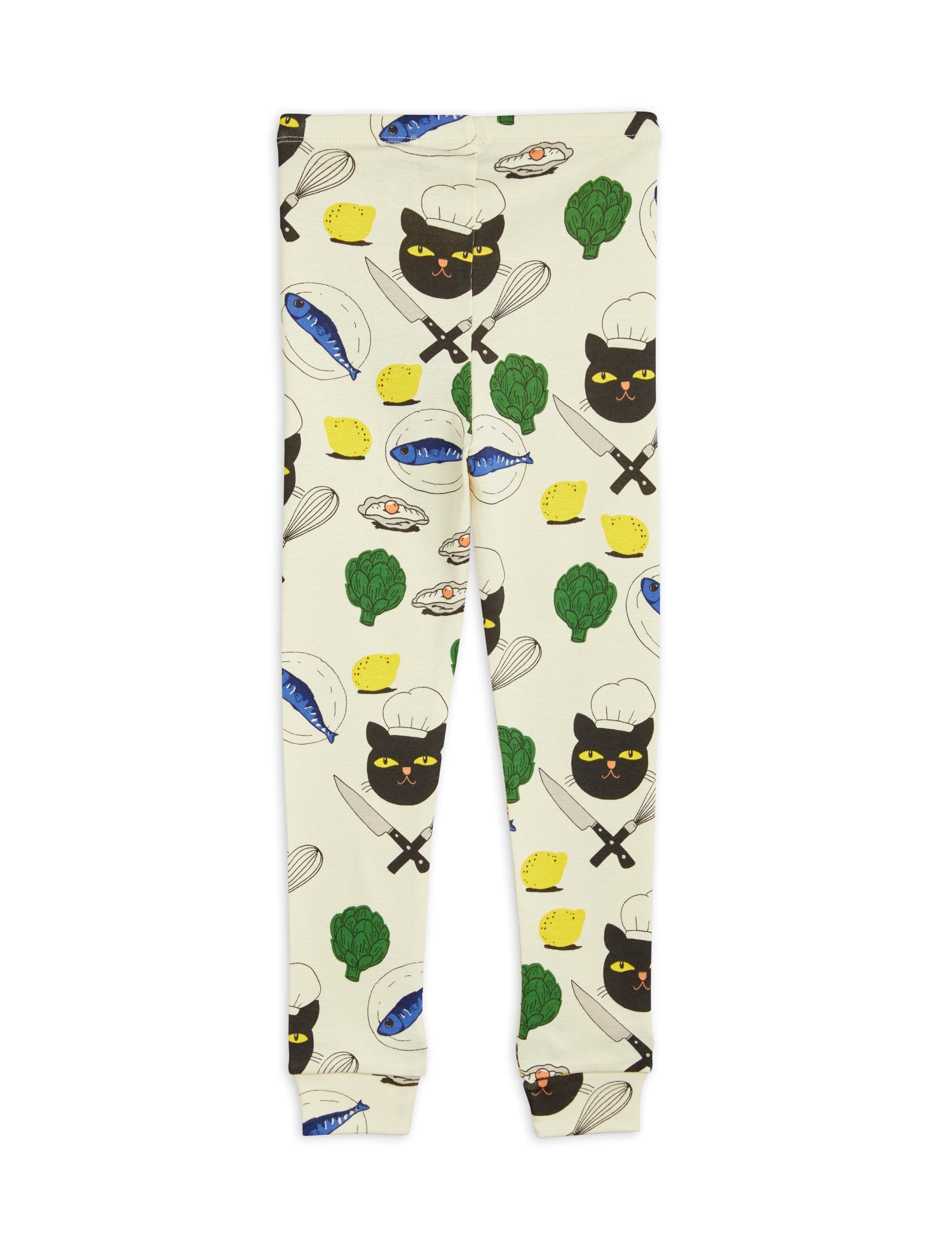 Mini Rodini Chef Cat Leggings - Multi