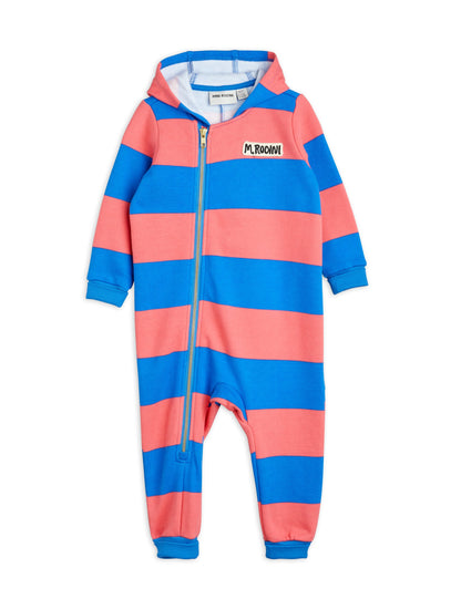 Mini Rodini Stripe Onesie - Pink