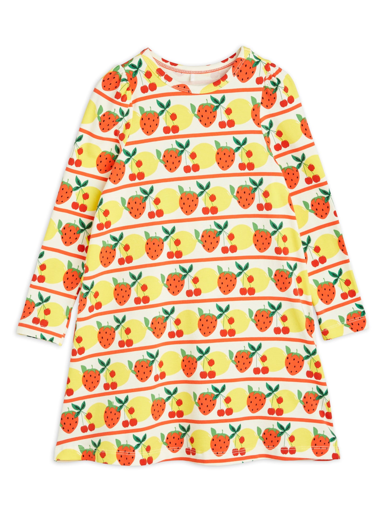 Mini Rodini Fruits Aop Long Sleeve Dress