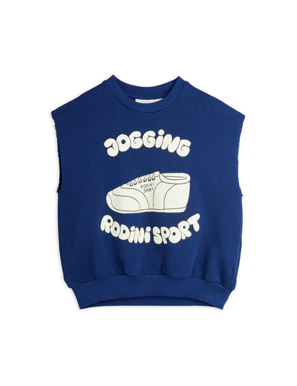 Mini Rodini Jogging Sweat Tank - Blue