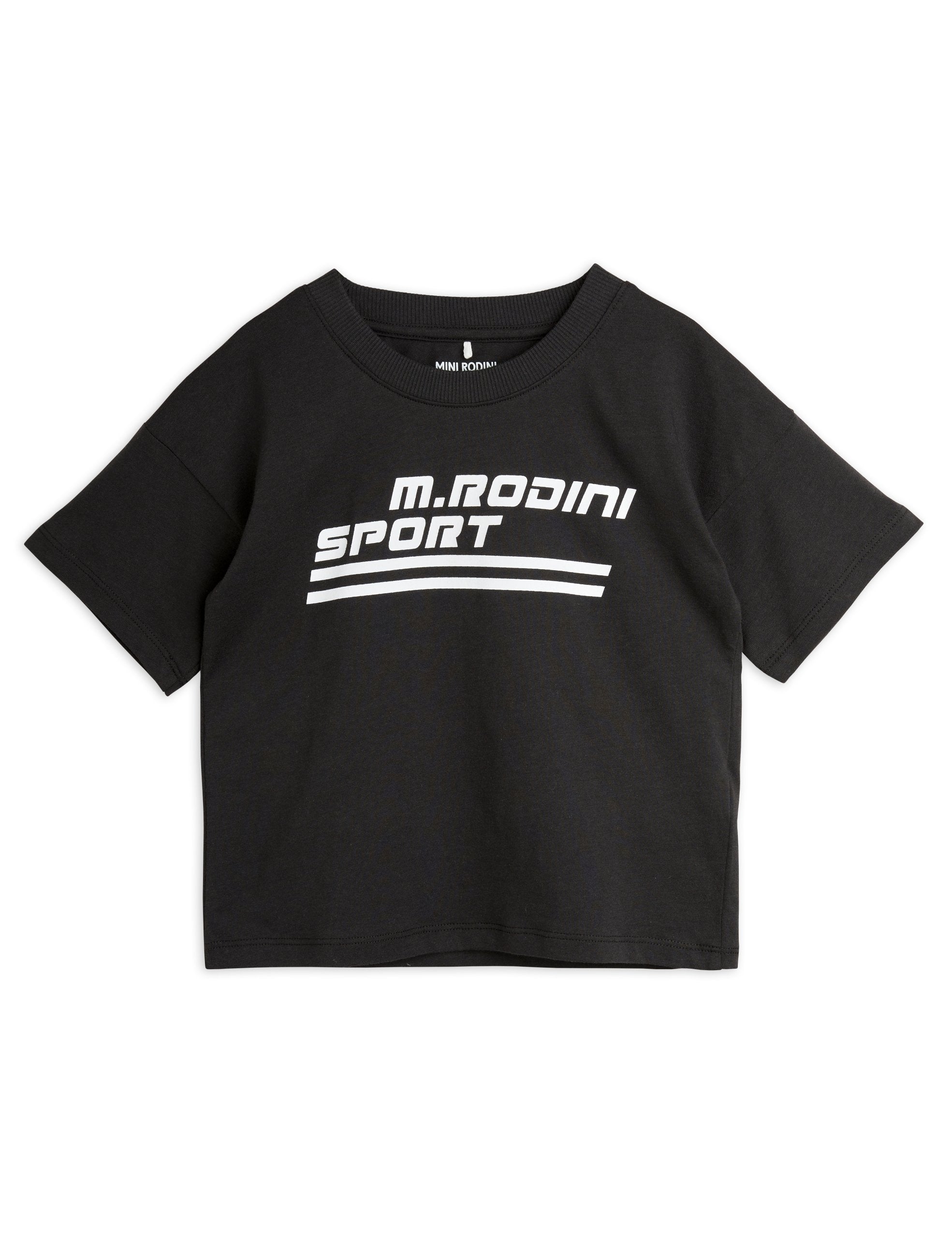 Mini Rodini Sport Short Sleeve Tee - Black