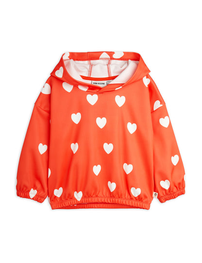 Mini Rodini Hearts WCT Hoodie - Red