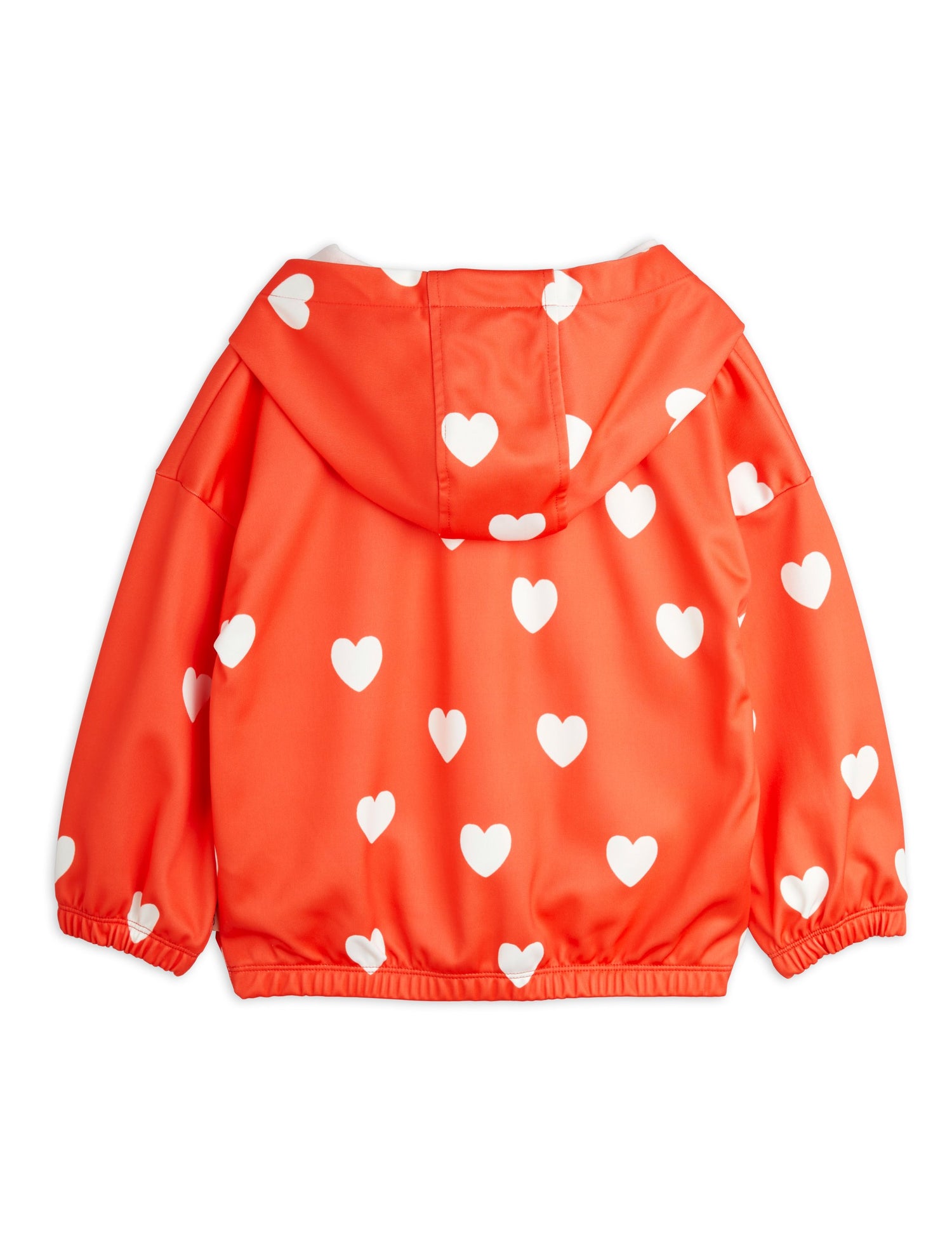 Mini Rodini Hearts WCT Hoodie - Red