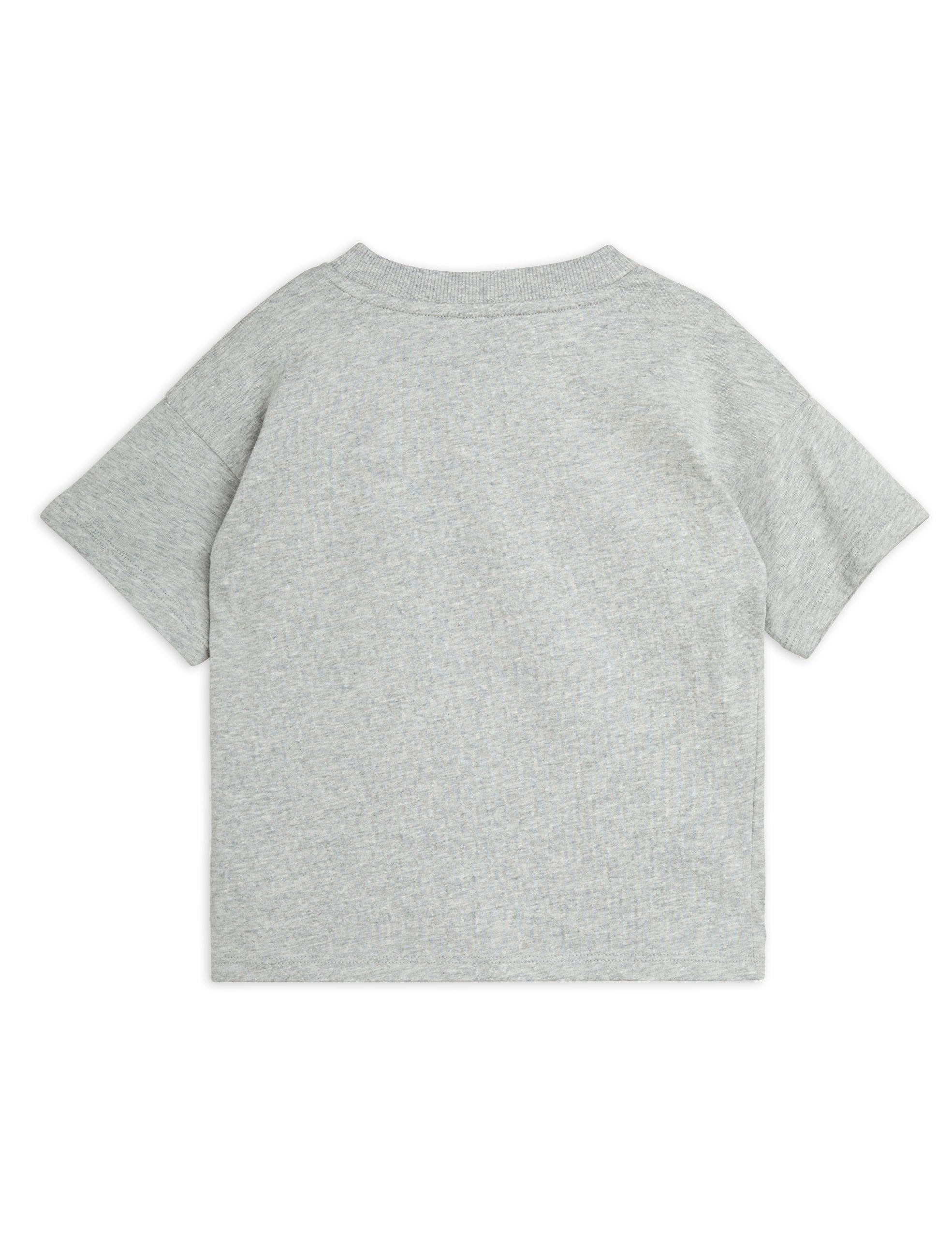 Mini Rodini Weight Lifting Short Sleeve Tee - Grey