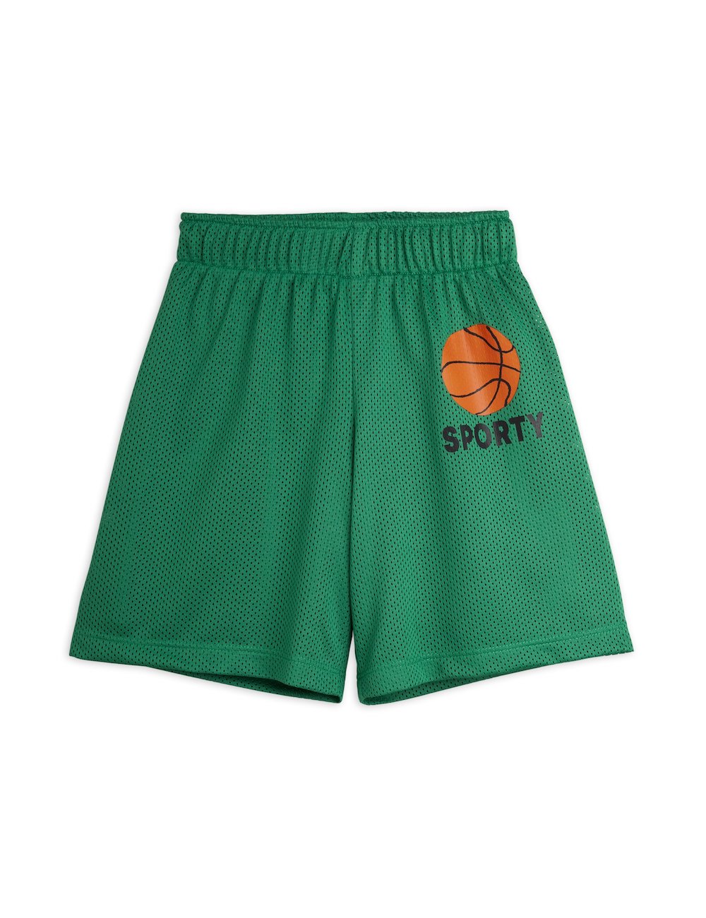 Mini Rodini Basket Mesh Shorts - Green