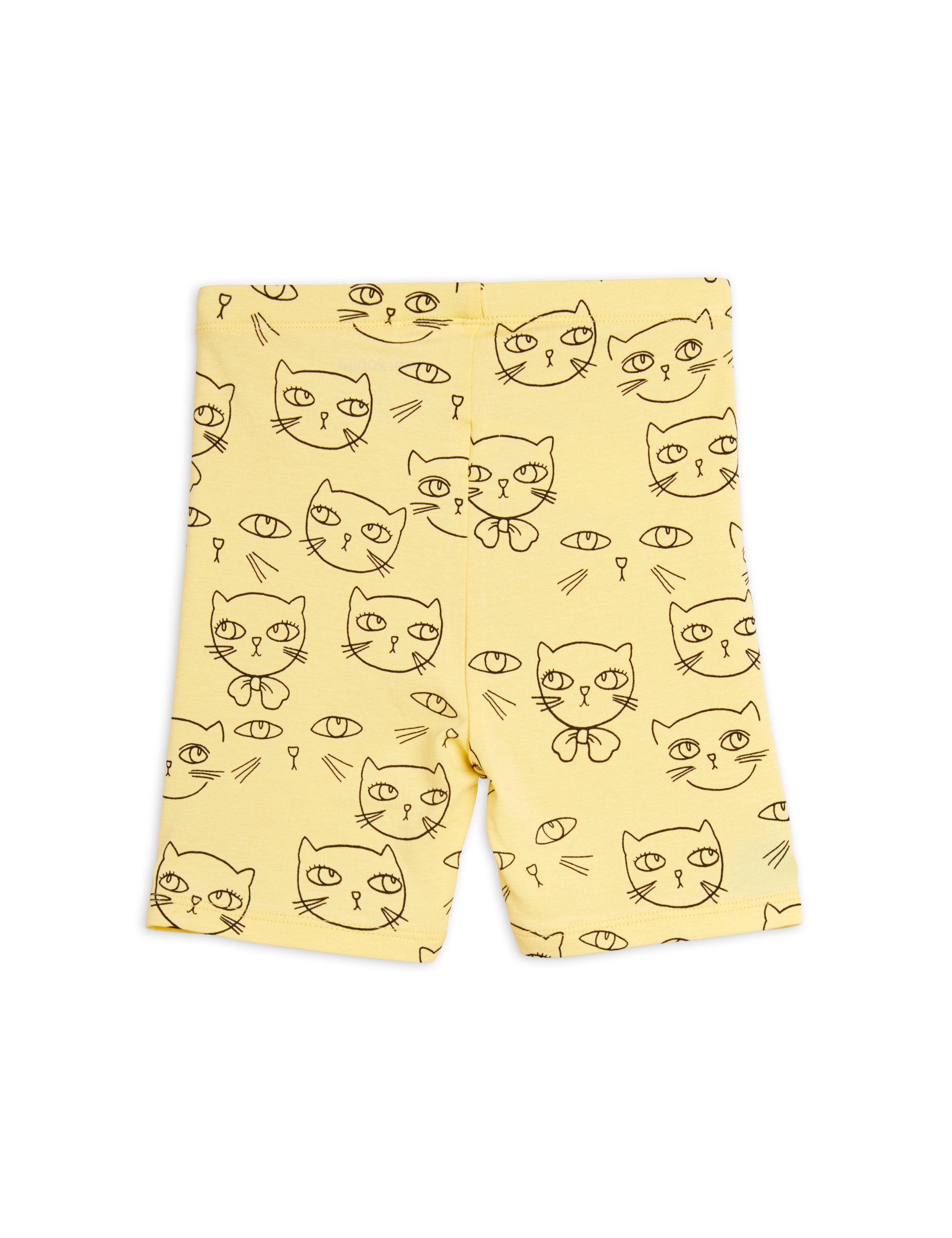 Mini Rodini Cathlethes Bike Shorts - Yellow