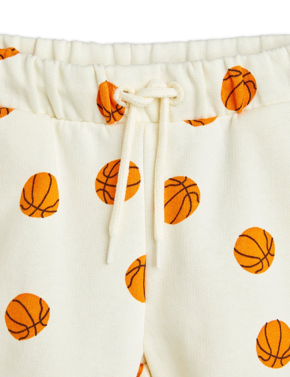 Mini Rodini Basketball All Over Print Sweatshorts - Off White