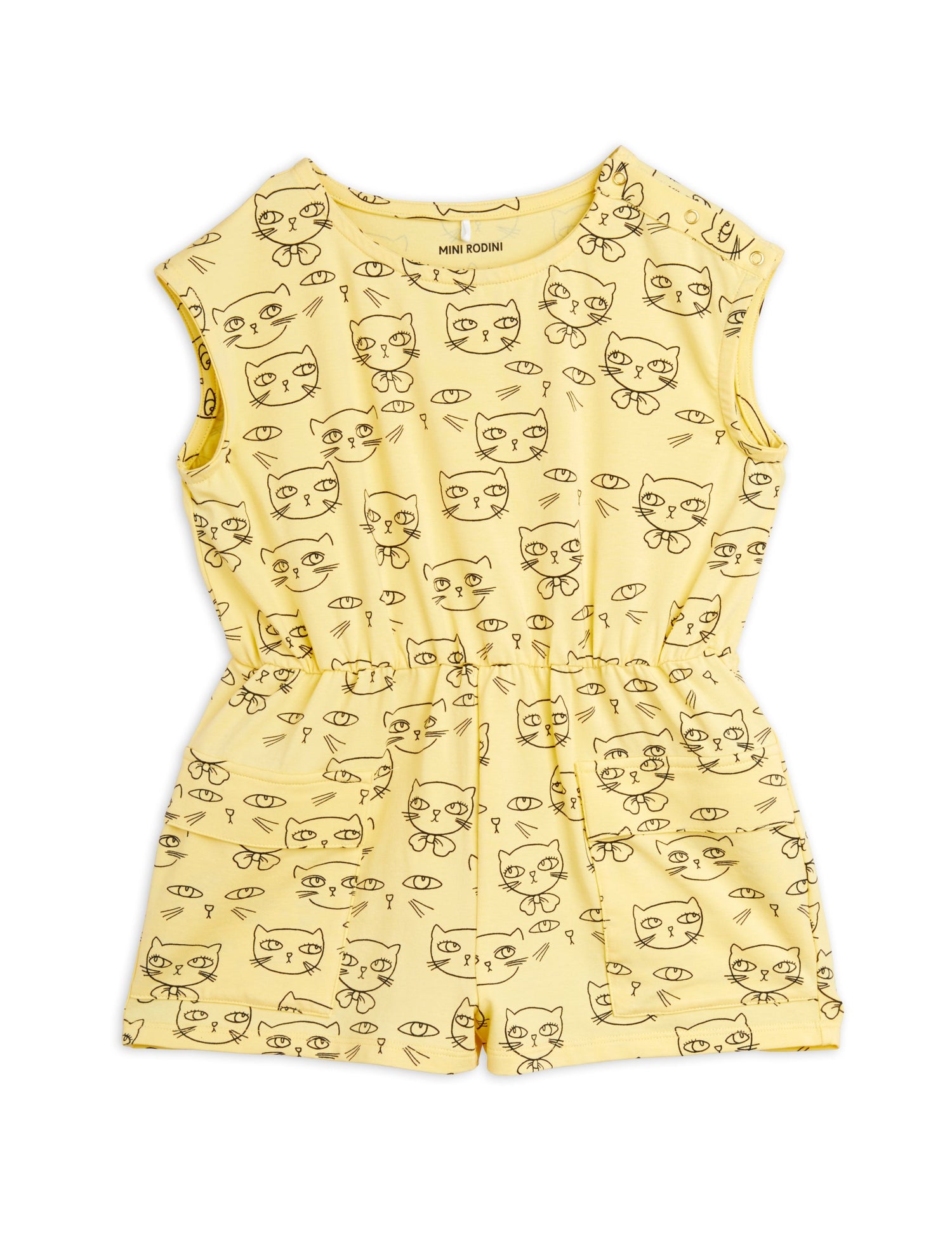 Mini Rodini Cathlenethes Summersuit - Yellow