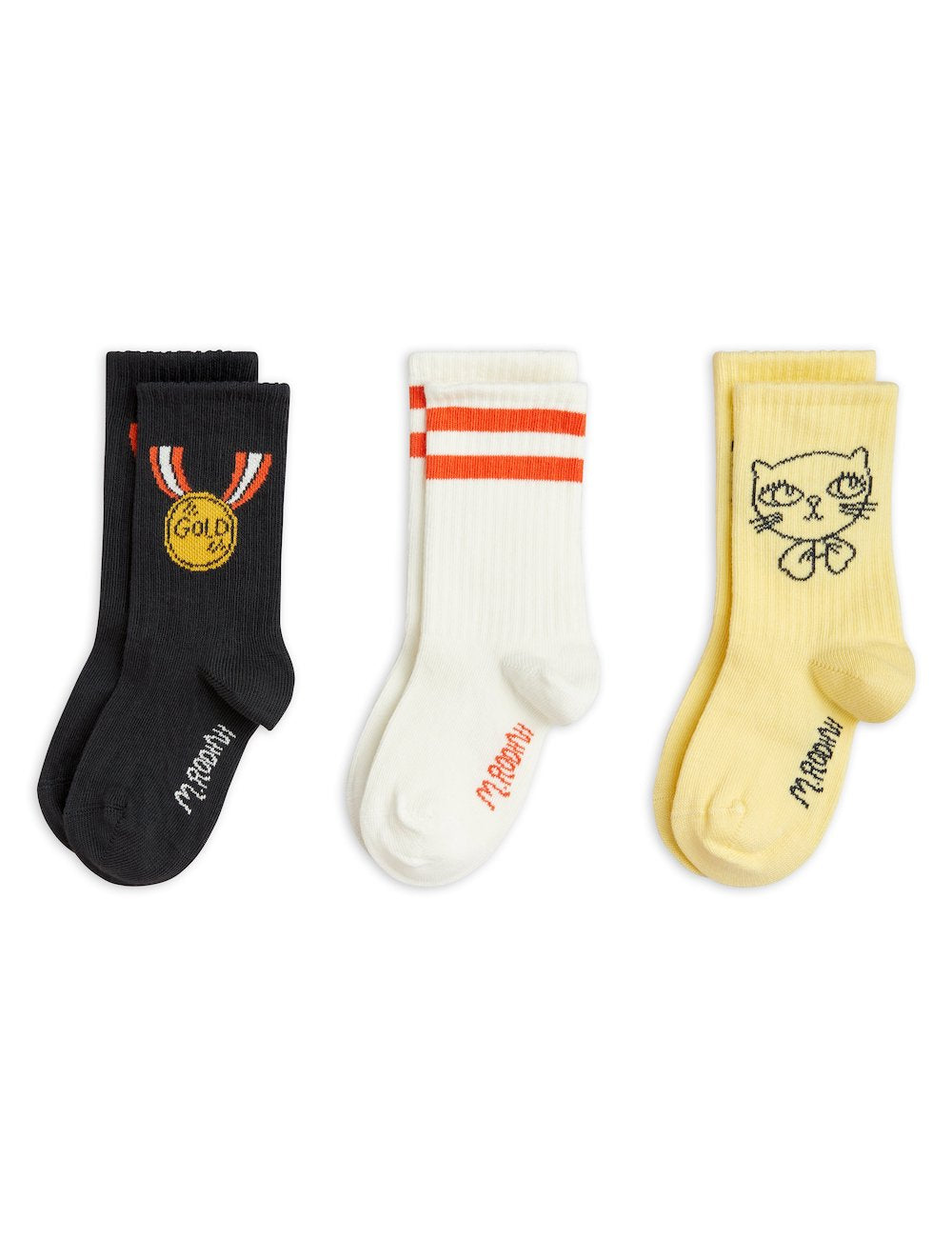 Mini Rodini Medal 3 - Pack Socks - Multi