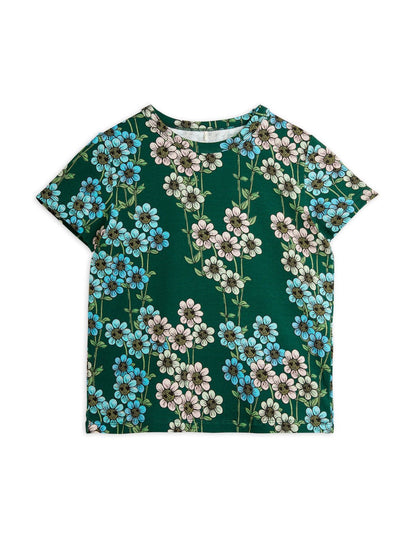 Mini Rodini Daisy AOP Short Sleeve Tee