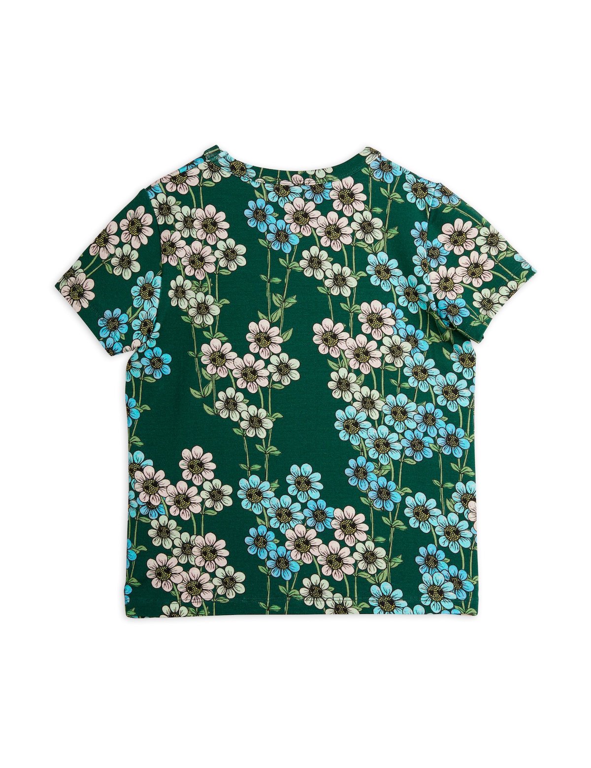 Mini Rodini Daisy AOP Short Sleeve Tee