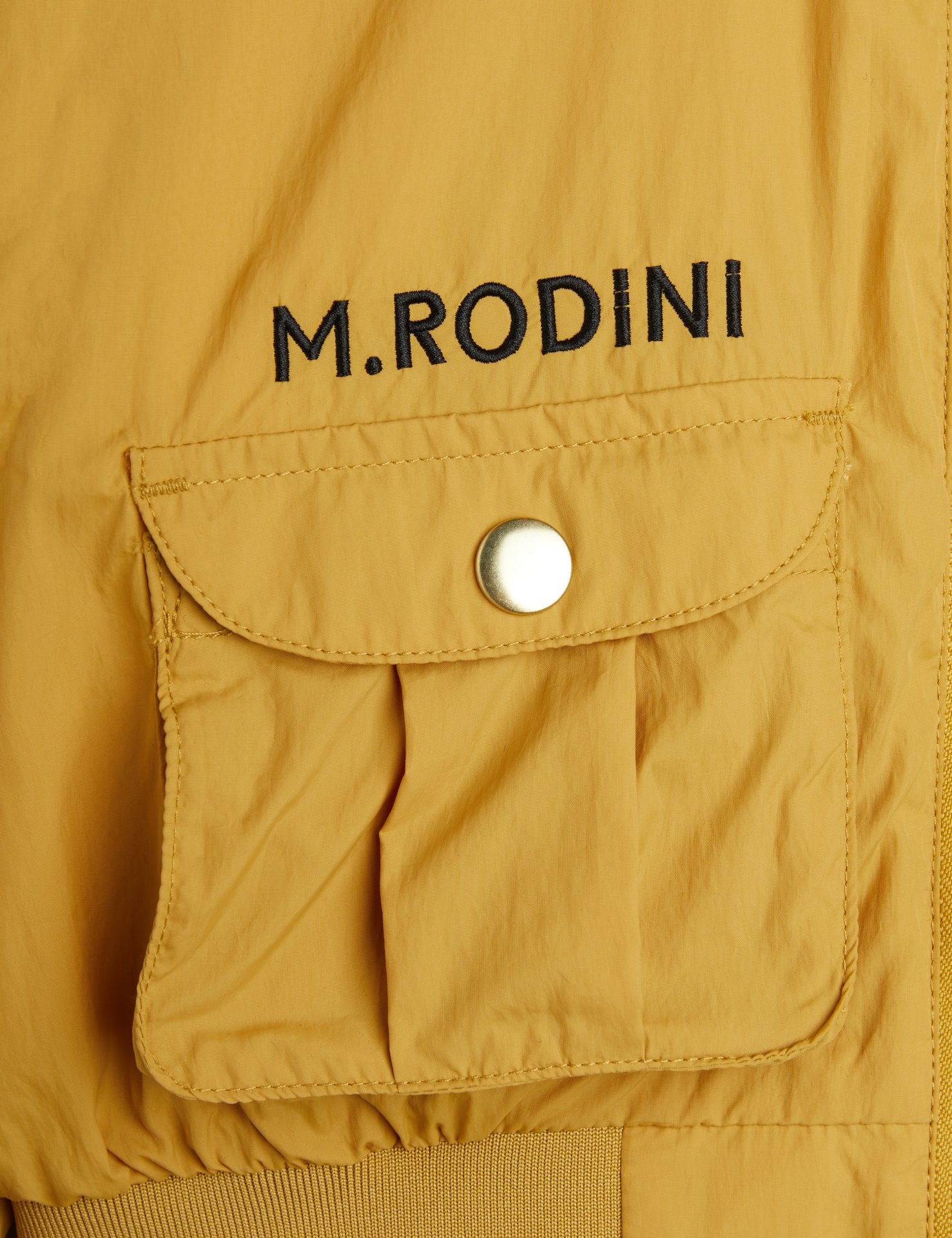 Mini Rodini Dog Nylon Baseball Jacket - Beige