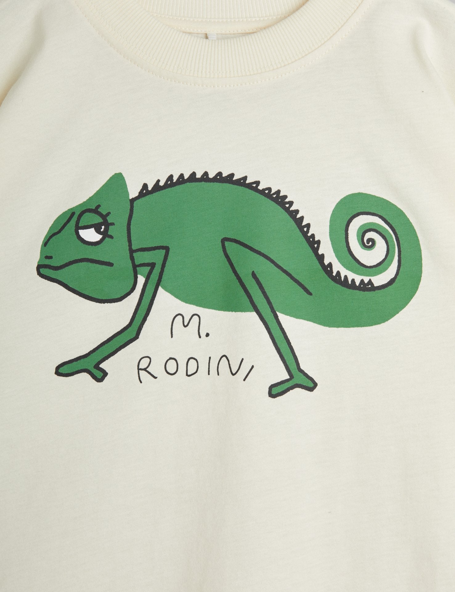 Mini Rodini Lizard Short Sleeve Tee - Off White