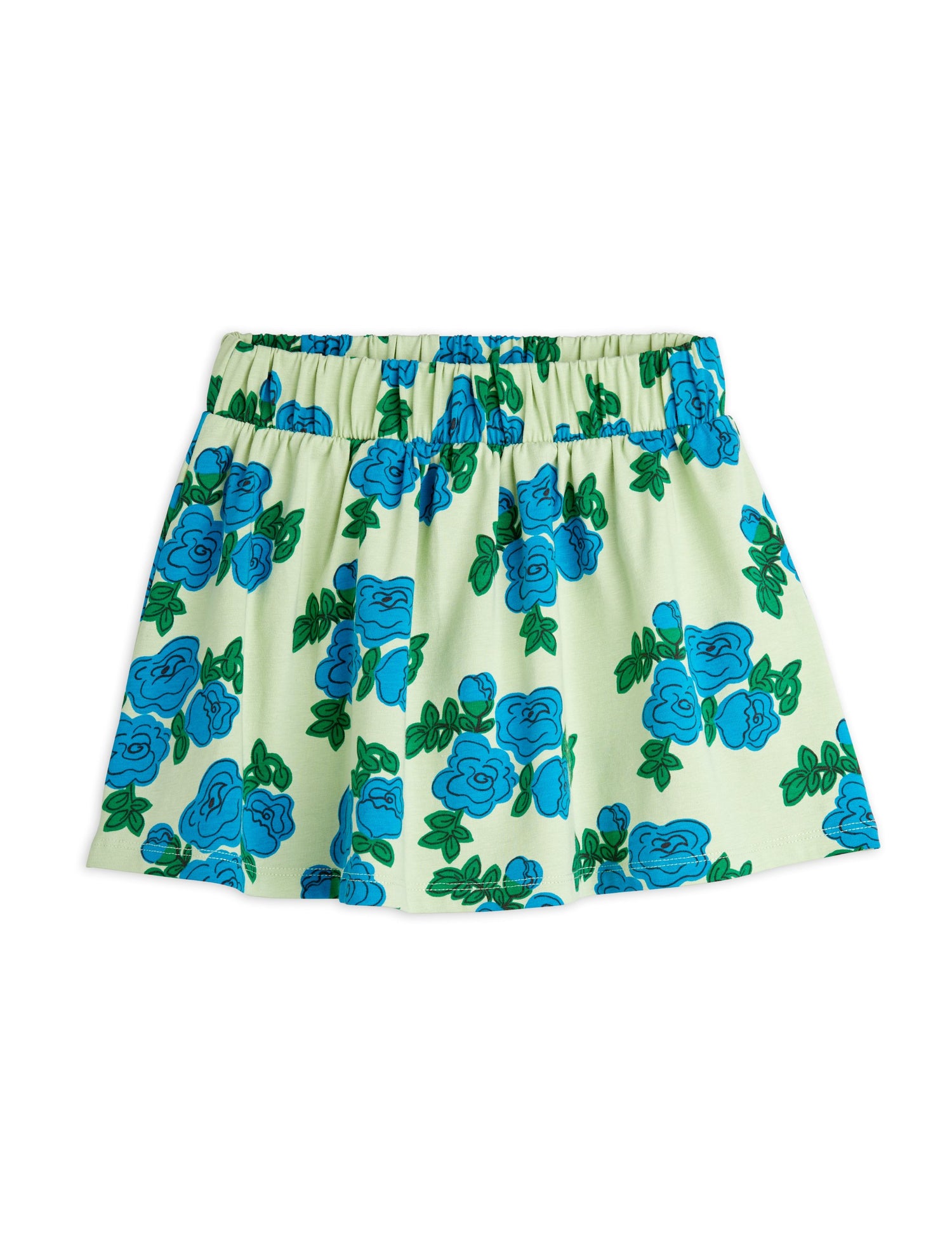 Mini Rodini Blue Roses AOP Skirt