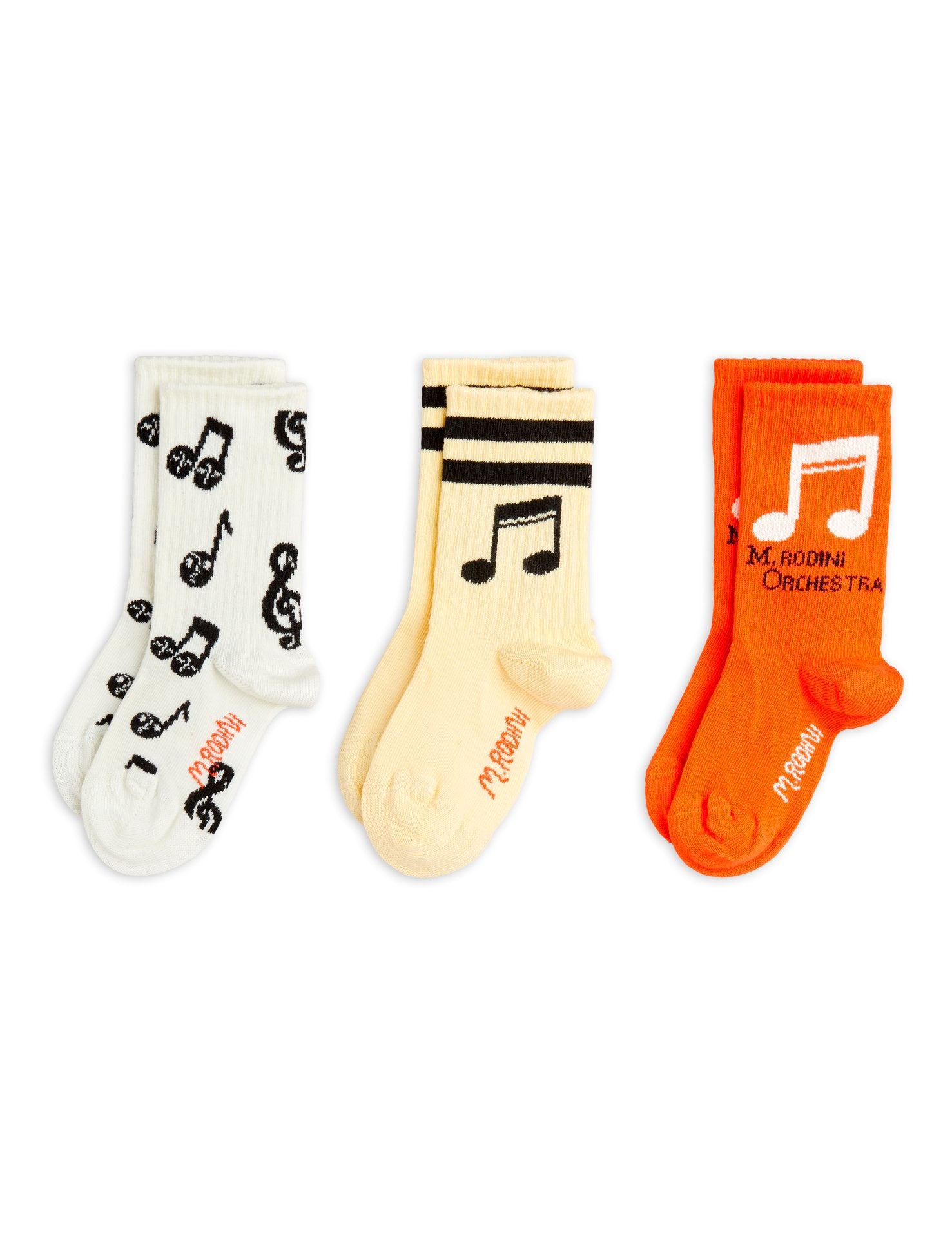 Mini Rodini Note 3-pack Socks - Multi