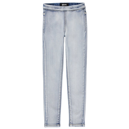 Molo April Pants - Light Washed Blue