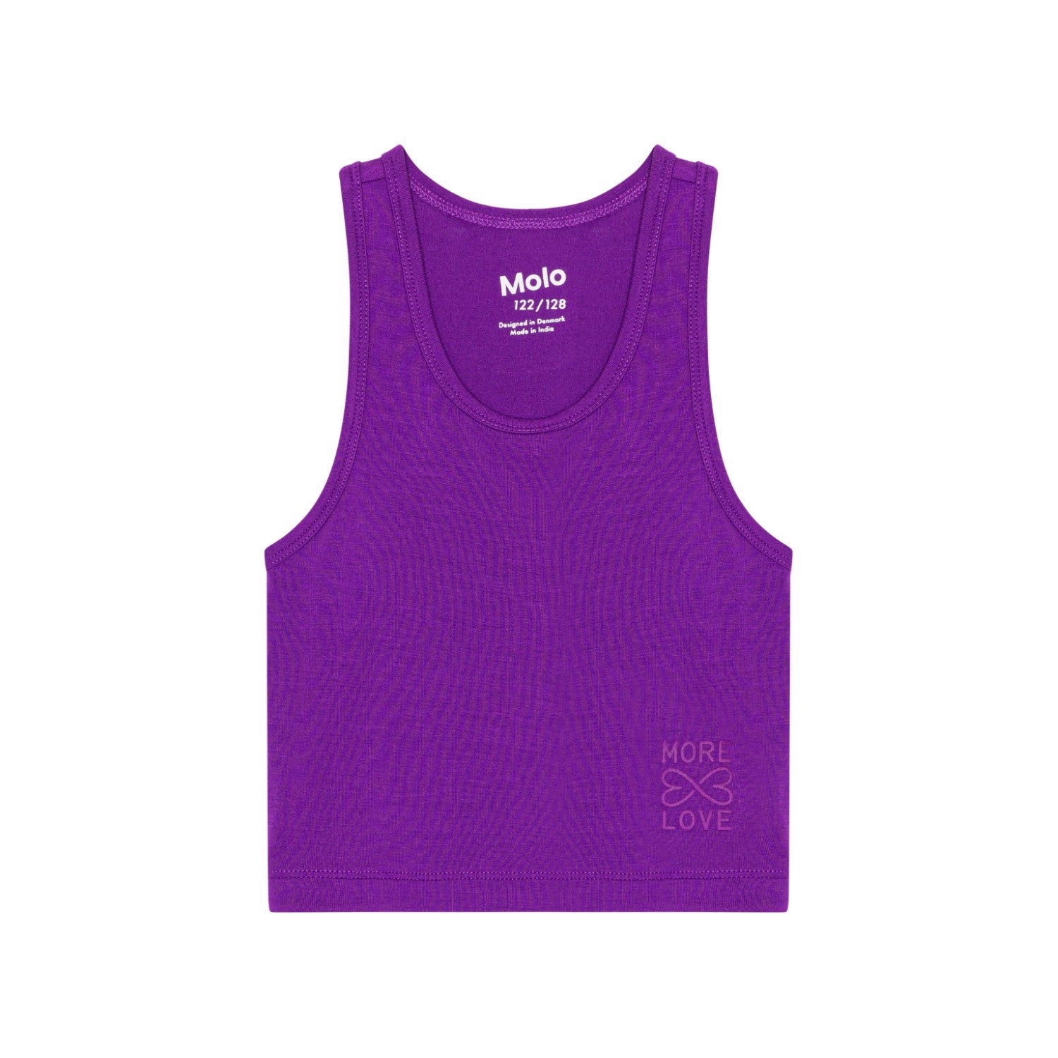 Molo Rippi Crop Tank Top - Purple Dusk