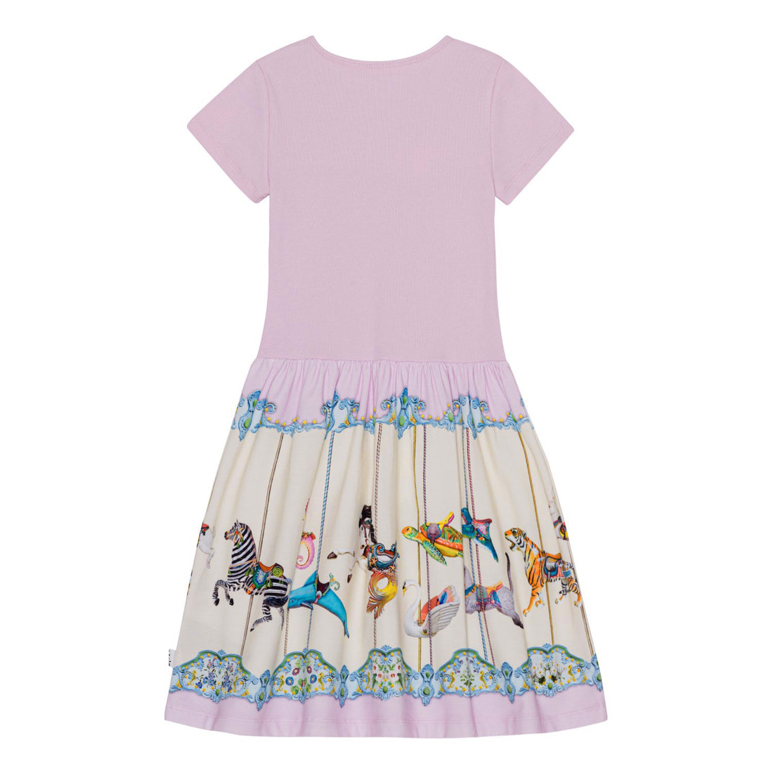 Molo Cissa Short Sleeve Dress - Sea Carousel