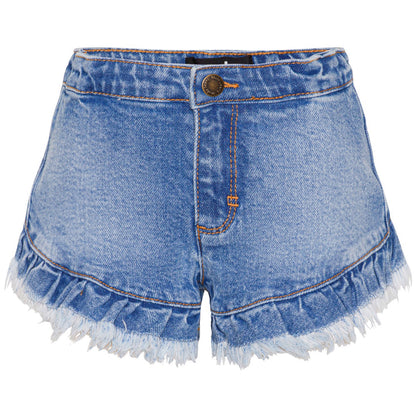 Molo Agnetha Shorts - Washed Denim Blue