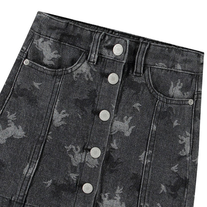 Molo Bera Skirt - Giddy-Up Denim