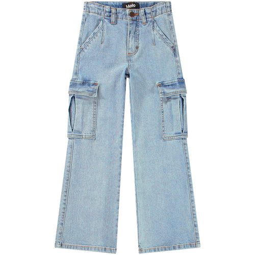 Molo Addy Cargo Jeans - Distressed Washed