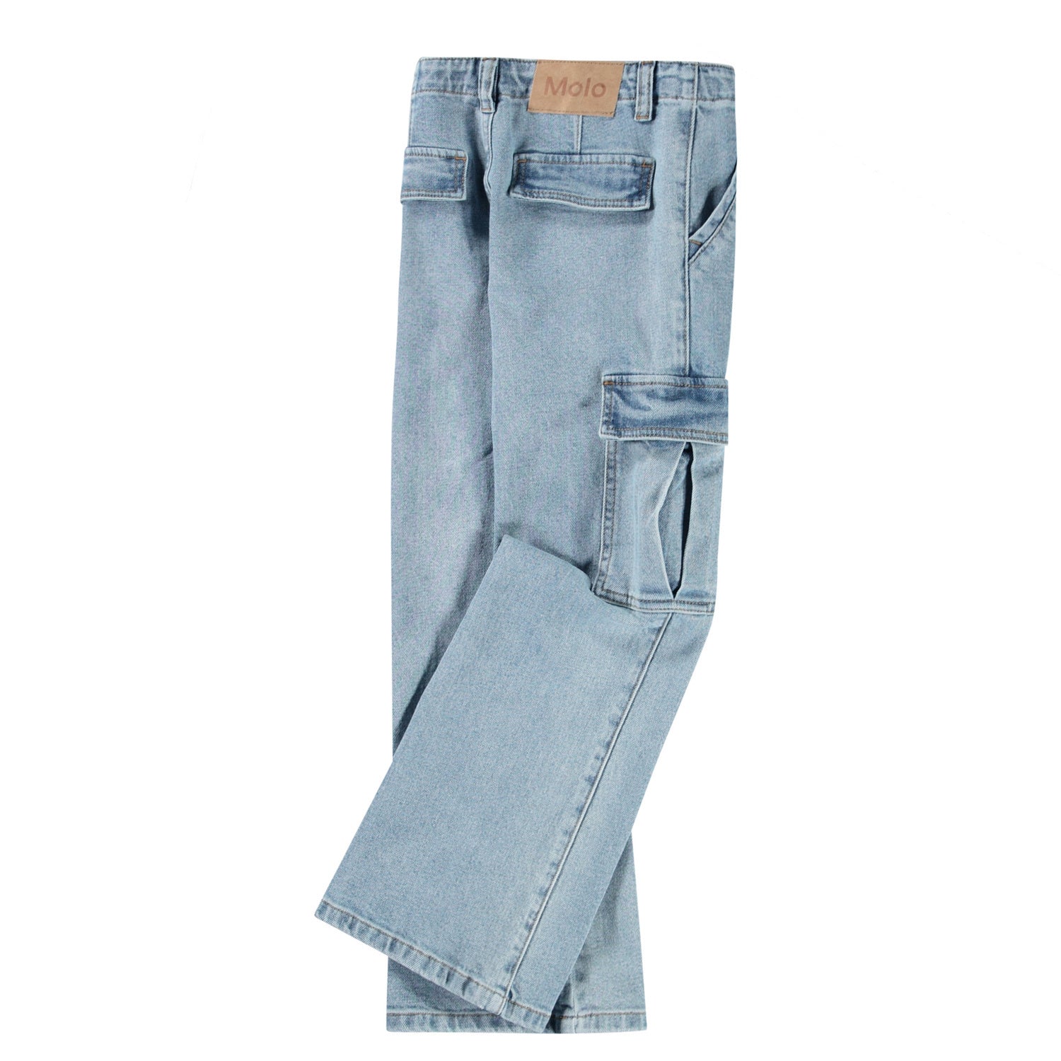 Molo Addy Cargo Jeans - Distressed Washed