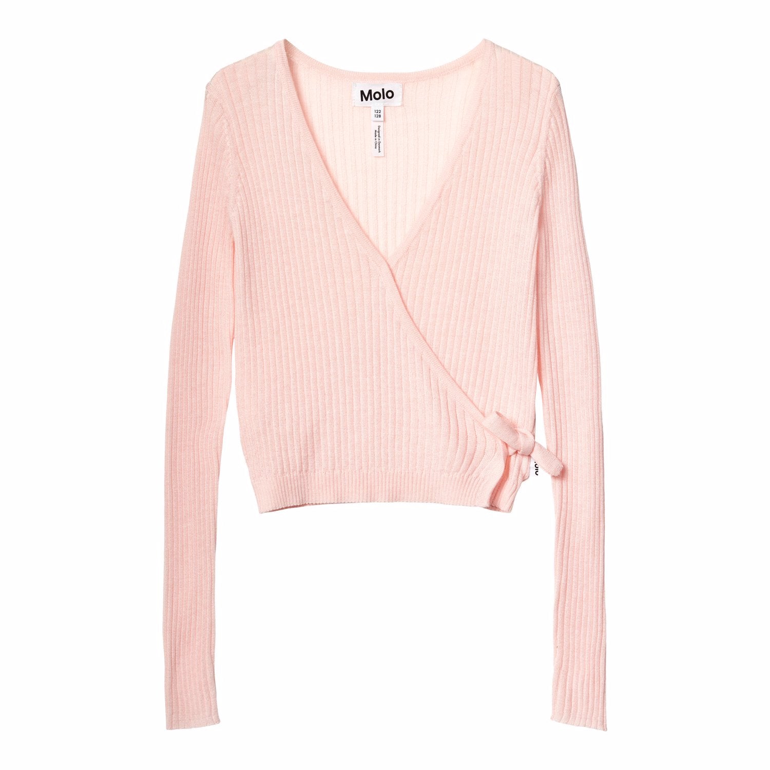 Molo Gitte Knit Wrap Cardigan - Charlotte Pink