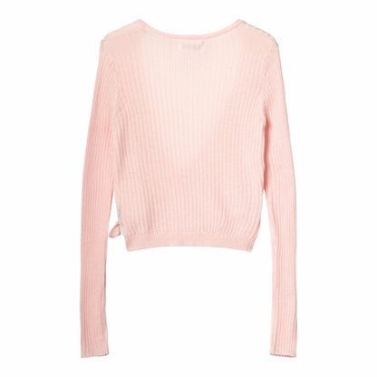 Molo Gitte Knit Wrap Cardigan - Charlotte Pink