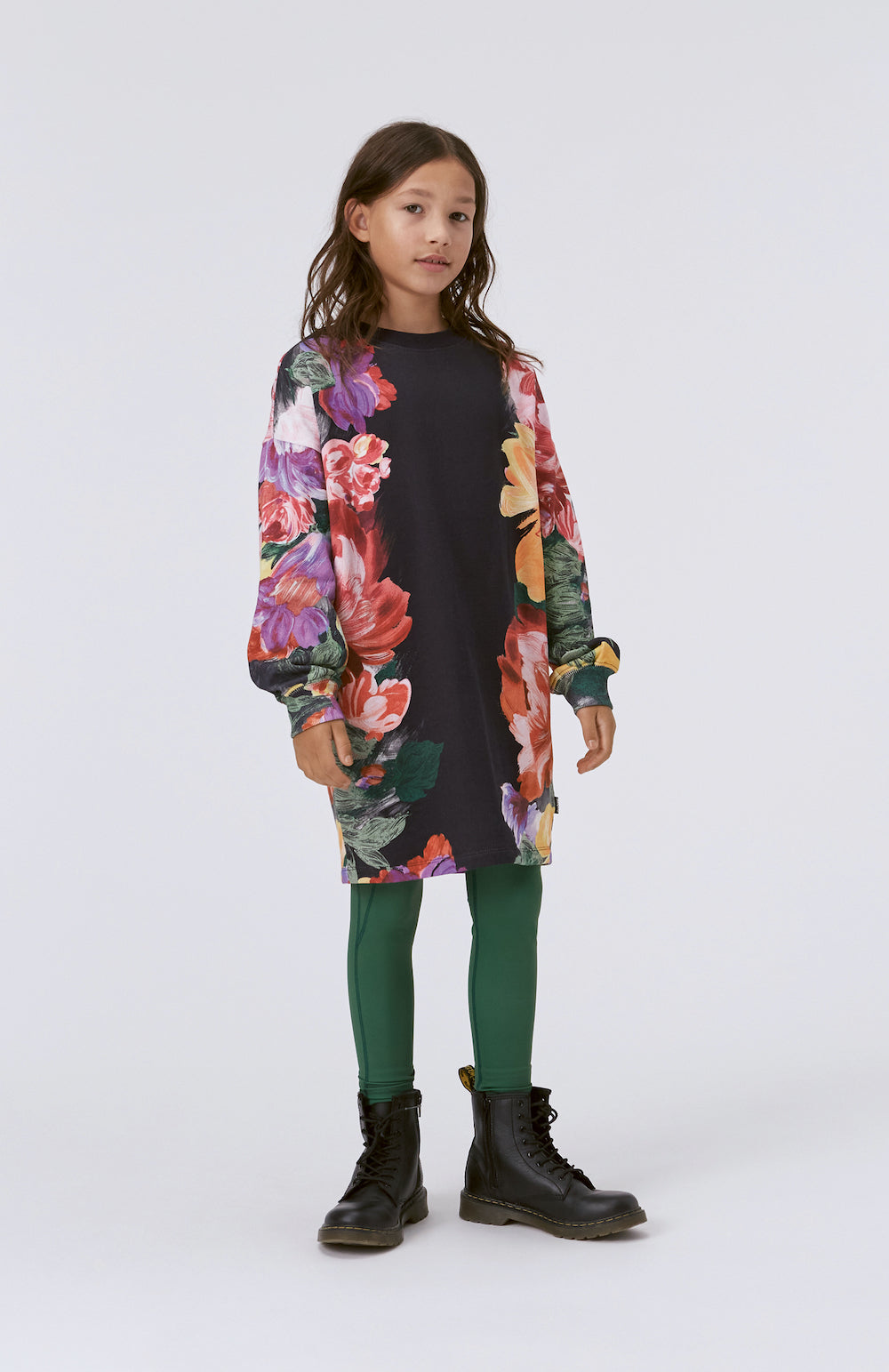 Molo Cyrella Sweatshirt Dress -Art Floral