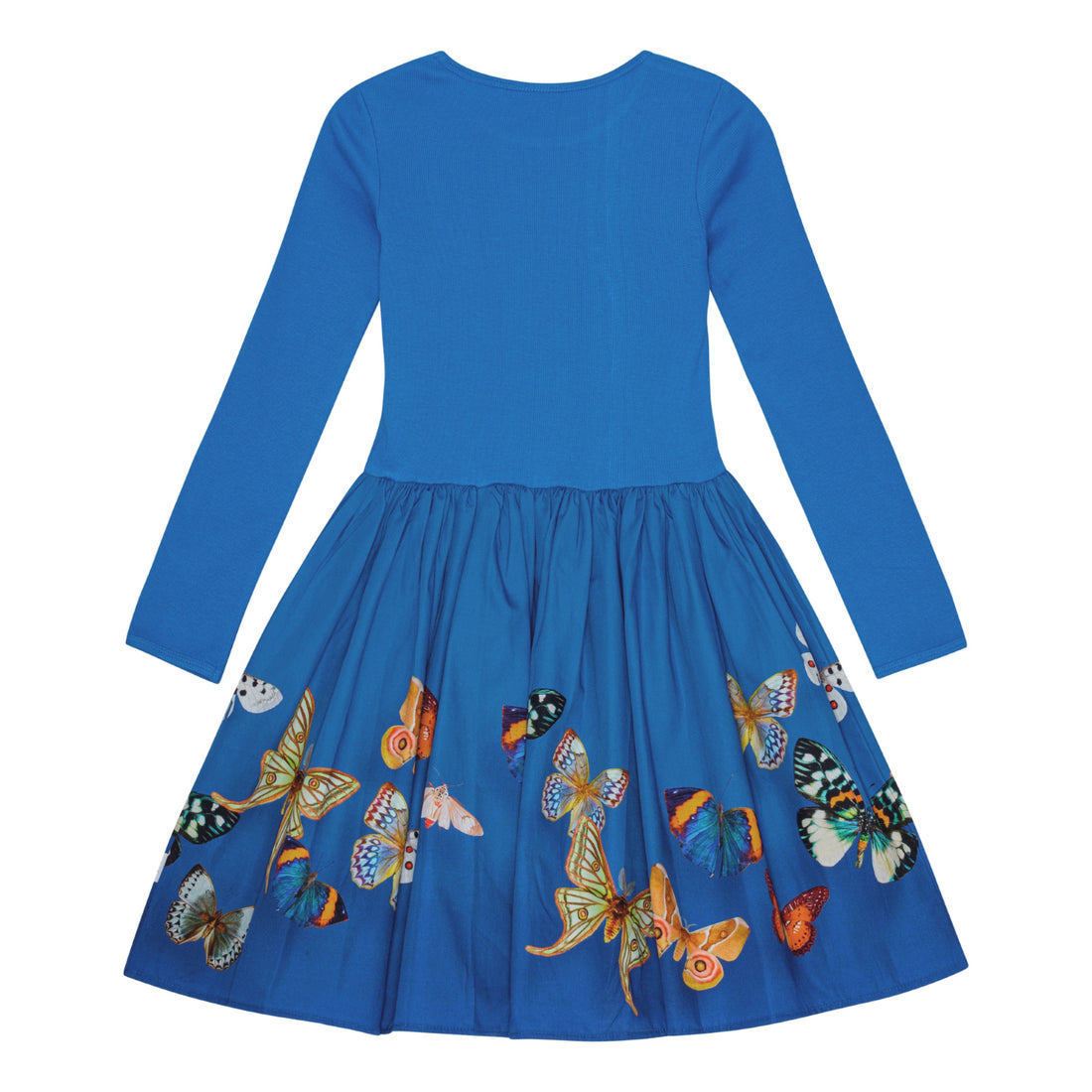 Molo Casie Long Sleeves Dress - Night Butterflies