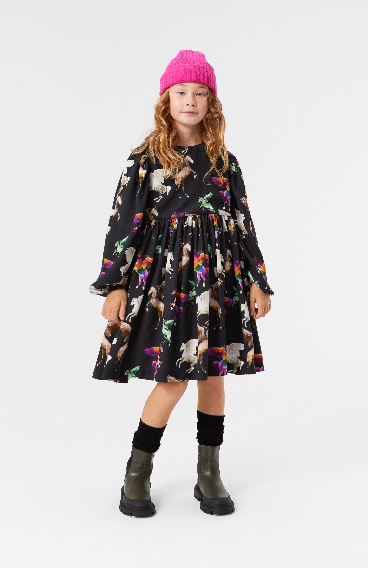 Molo Cocos Long Sleeves Dress - Flying Pegasus