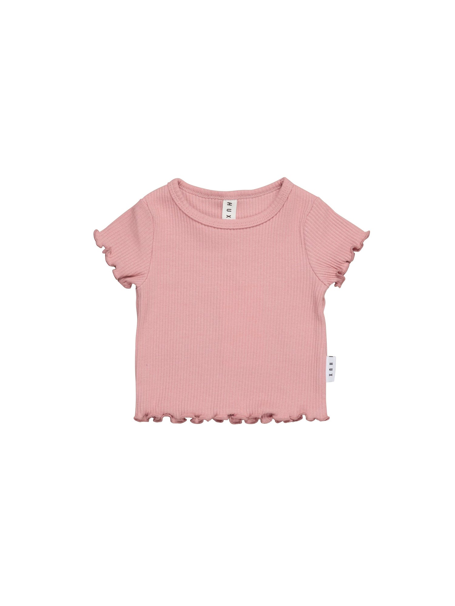 Huxbaby Rib Tee - Dusty Rose