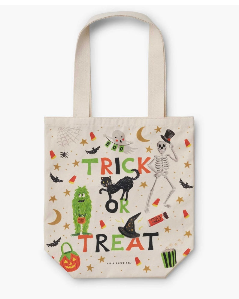 Rifle Paper Co. Halloween Parade Canvas Tote Bag