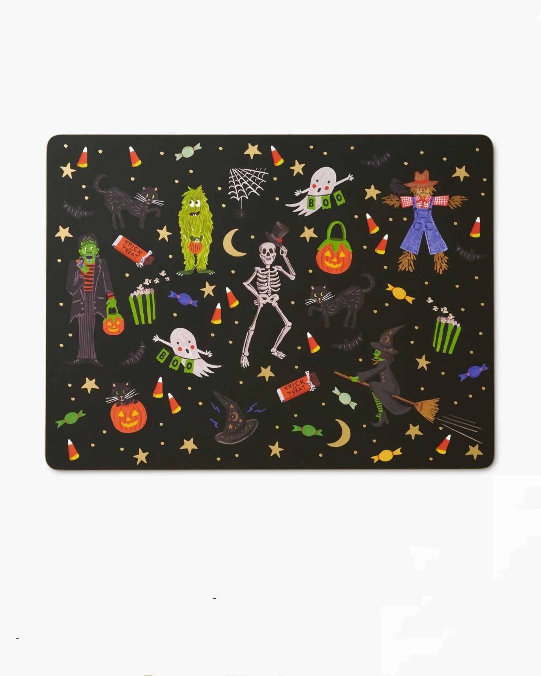 Rifle Paper Co. Halloween Parade Set Of 4 Cork Placemats