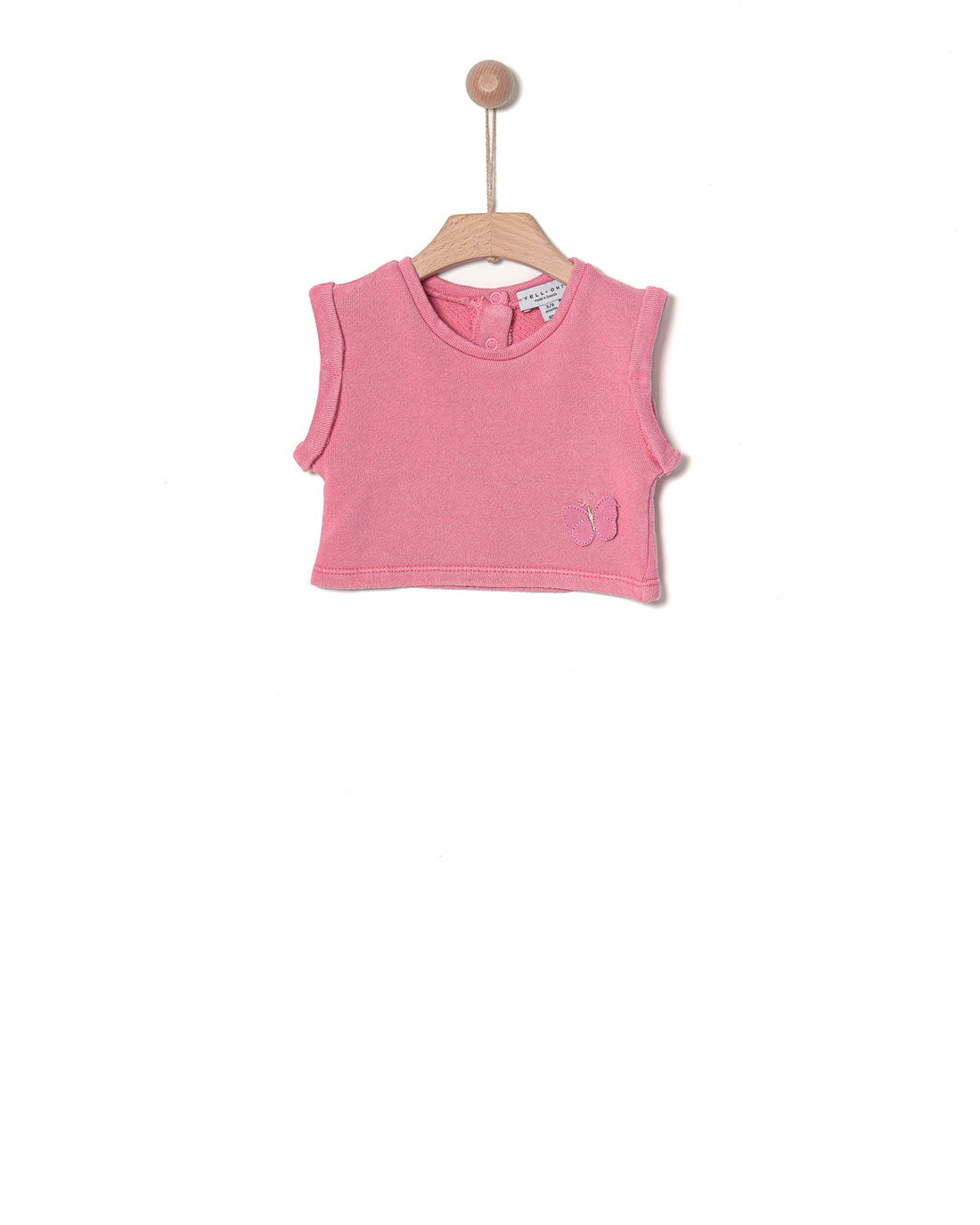 Yell-Oh Sweater Sleeveless Vintage Wash - Rose