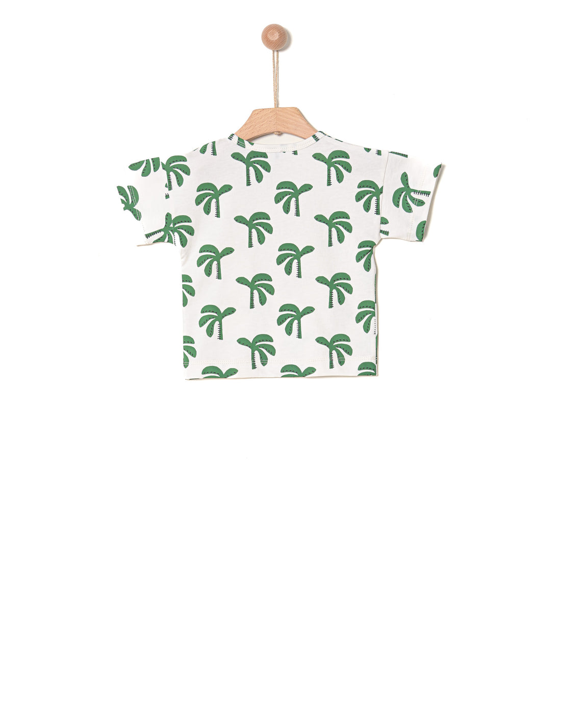 Yell-Oh Baby T- Shirt Palm Trees - Green