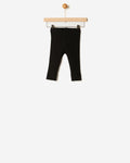 Yell-Oh Baby Ribbed Leggings - Black