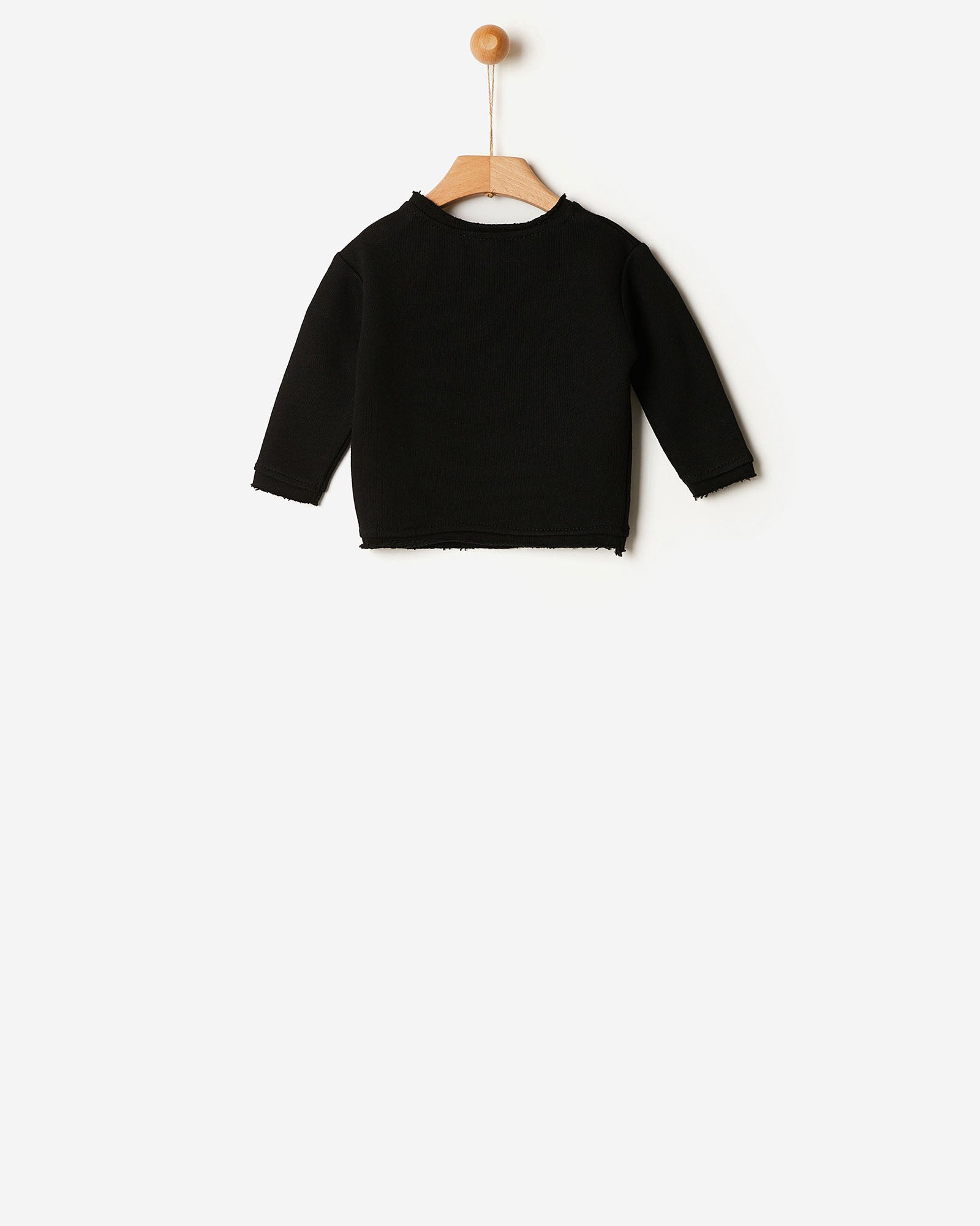 Yell-Oh Baby Organic Sweatshirt - Black