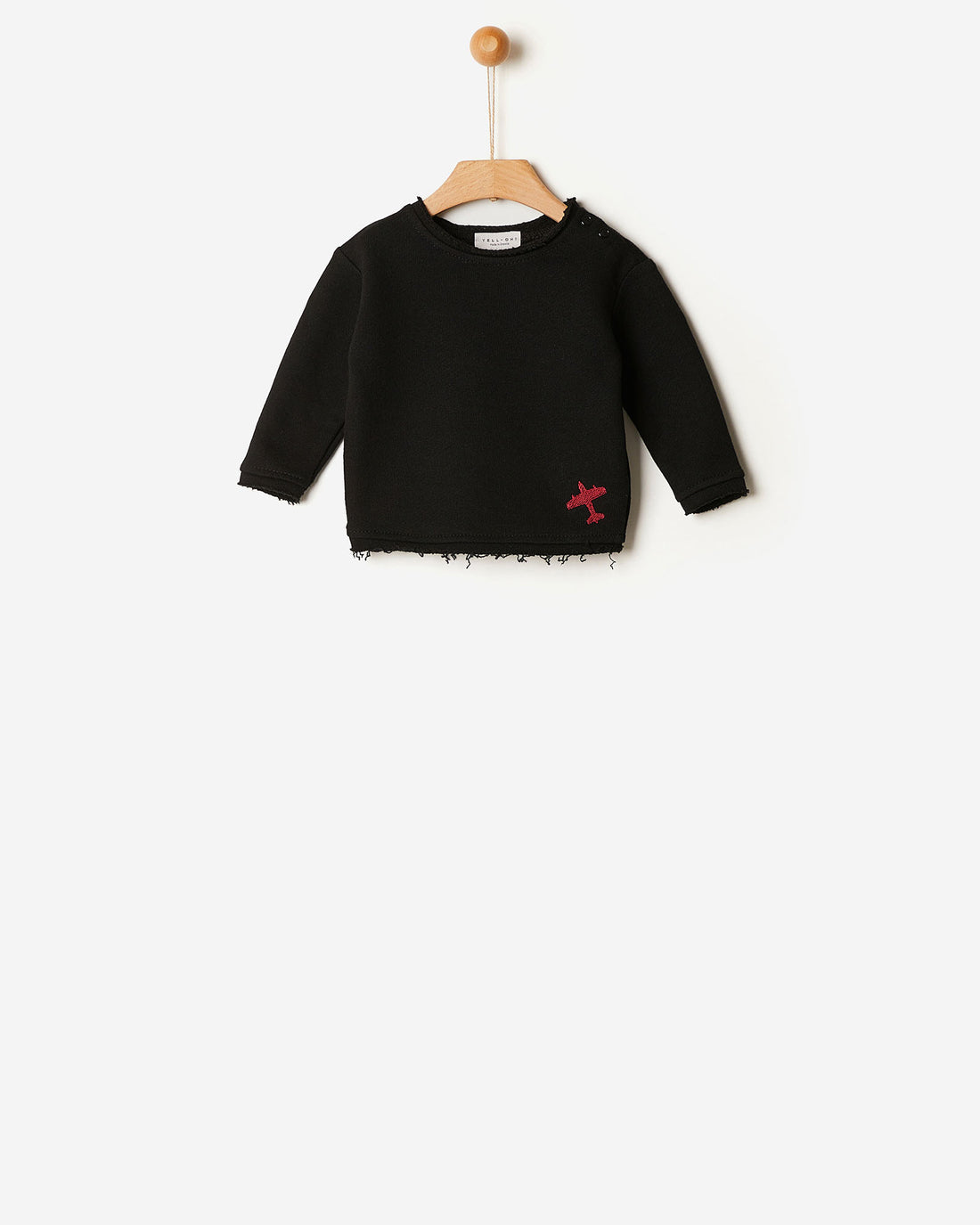 Yell-Oh Baby Organic Sweatshirt - Black