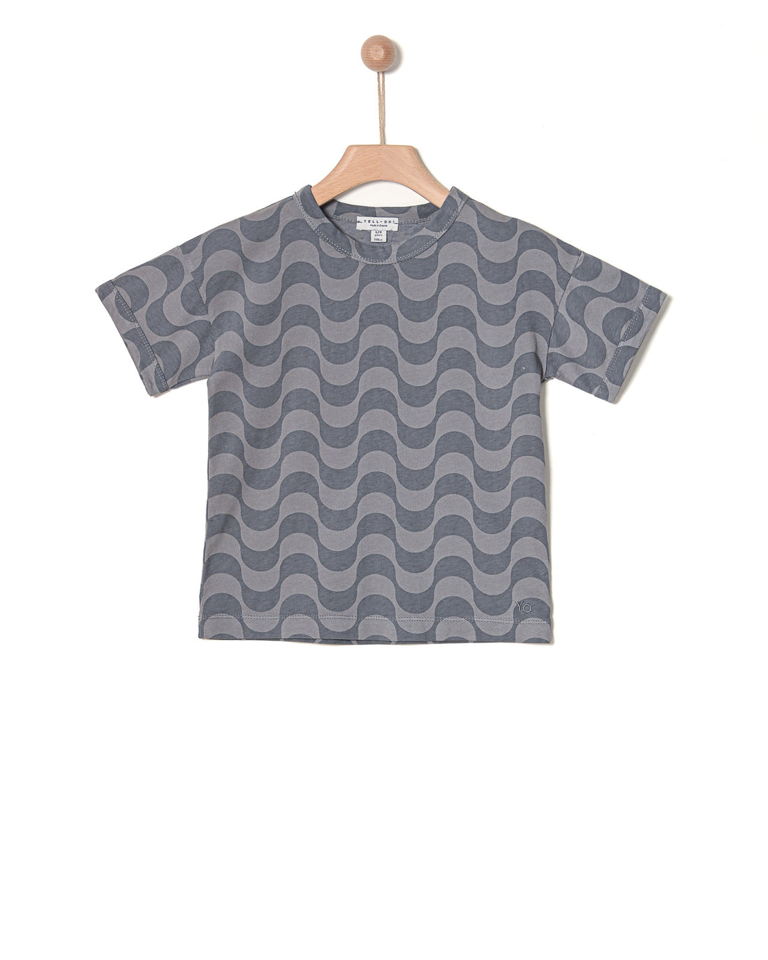 Yell-Oh Kids T- Shirt  Waves - Licorice