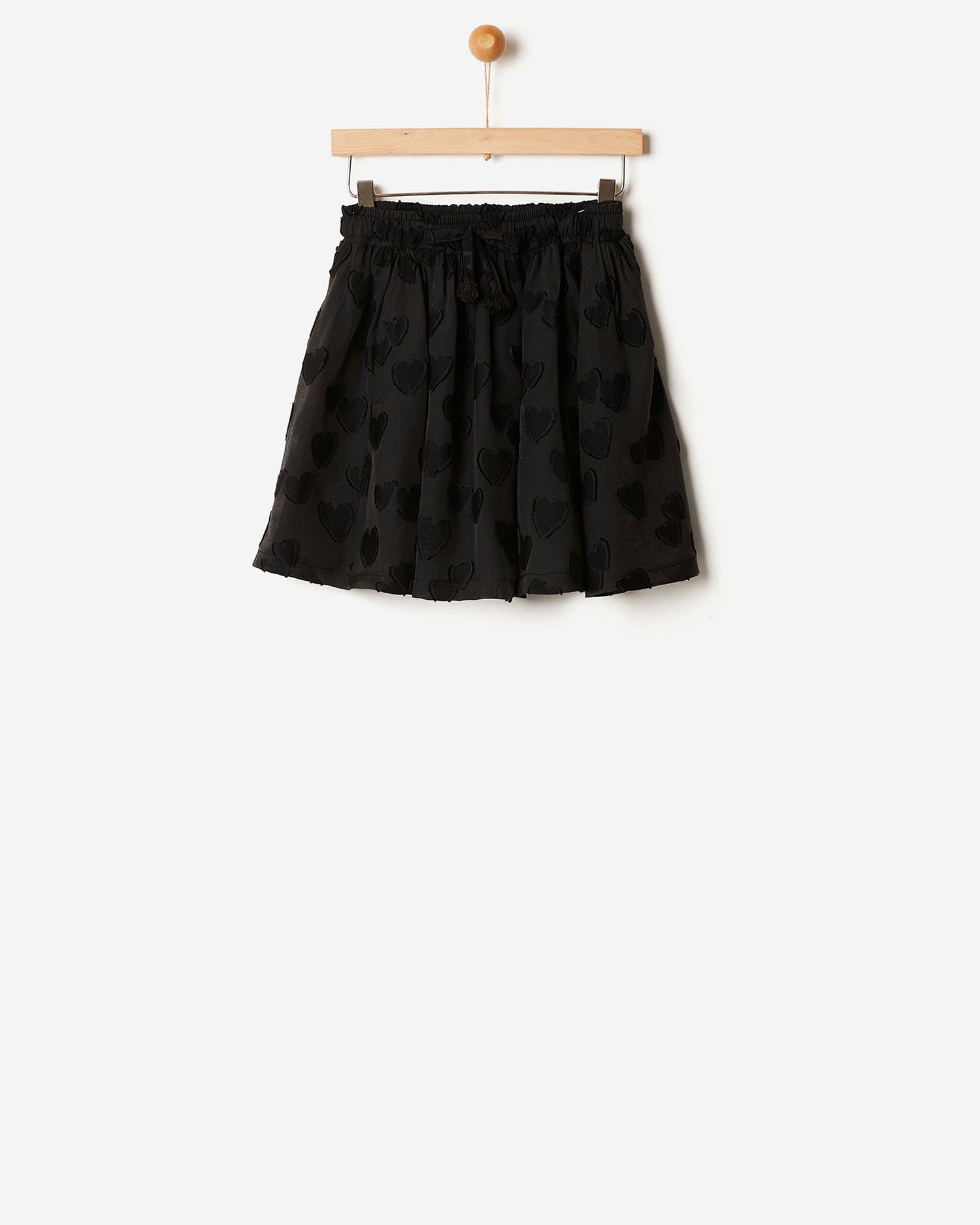 Yell-Oh Couple Skirt - Black Hearts