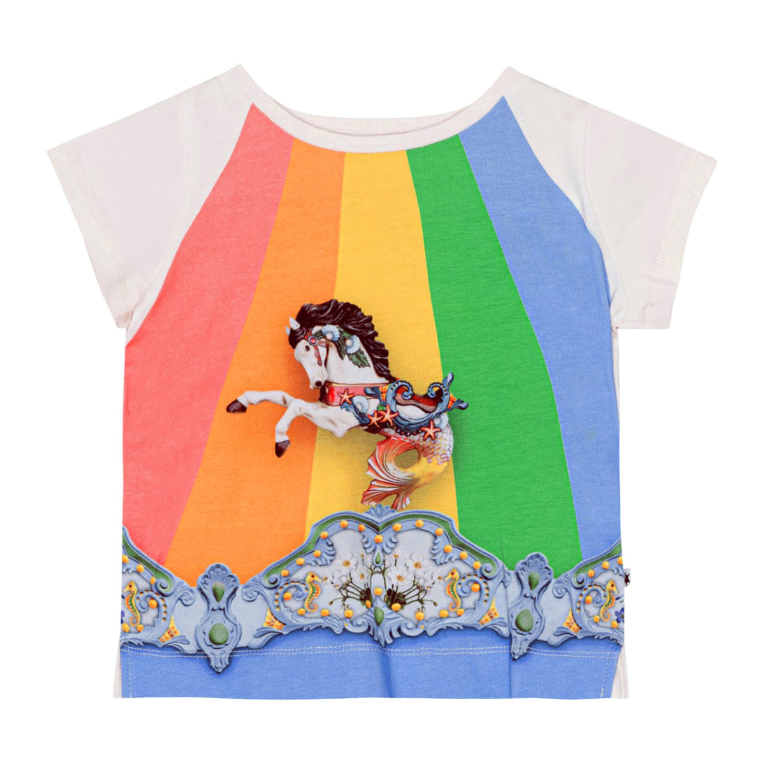 Molo Elly Short Sleeves T-Shirts - Carousel Top