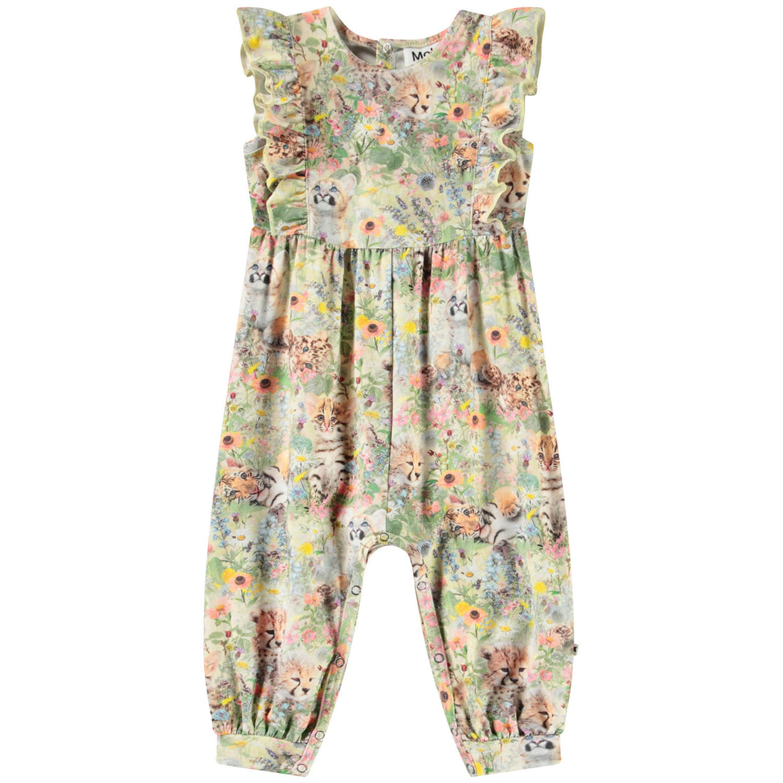 Molo Fallon Baby Romper - Meadow Cubs