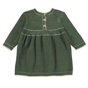 Molo Charlotte Baby Dress - Moss Green