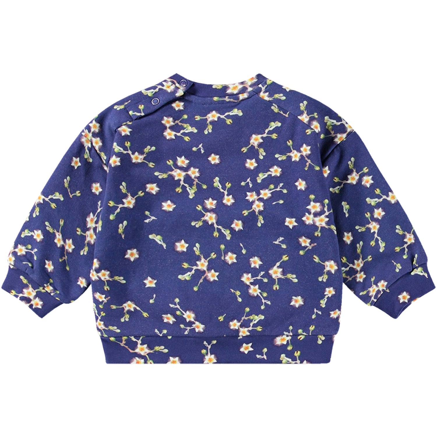 Molo Dana Baby Sweatshirt - Sky Flowers