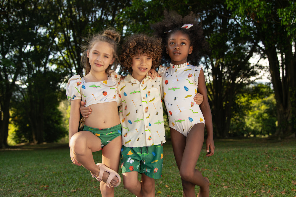 Pepita &amp; Me Swimshorts - Insectos Verde