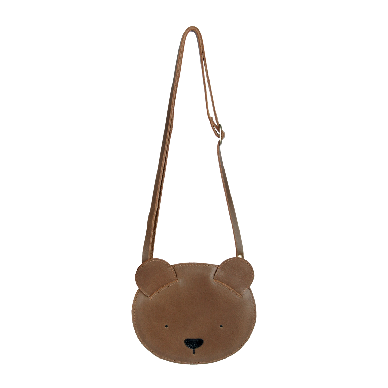 Donsje Britta Classic Purse Bear - Cognac Classic Leather