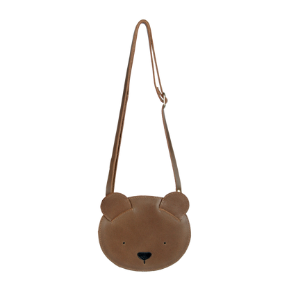 Donsje Britta Classic Purse Bear - Cognac Classic Leather